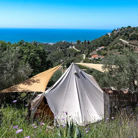 Campo Agave Luxury Tents Sayalonga Esterno foto